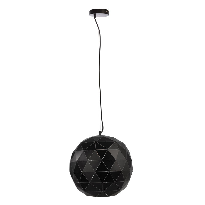 Asterope 3-Light LED Globe Pendant, Black