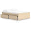 Lit plateforme double Onita avec 1 rangement latéral-123382877-123382875