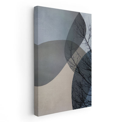 Arbre bleu 1 - reproduction d'art sur toile