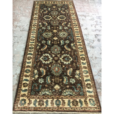 Chocolate Runner Oushak 3'3" x 8'6"