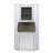 Bailee 2-Door Corner Cabinet, Aluminum