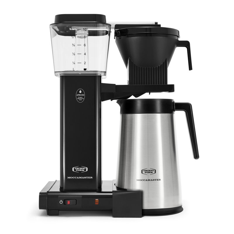Cafetière à 10 tasses Moccamaster, Noir