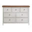 Commode moderne à 7 tiroirs, commode à tiroirs et rangement pour vêtements, armoire de rangement pour le salon, rangement pour commode de ferme BEIGE