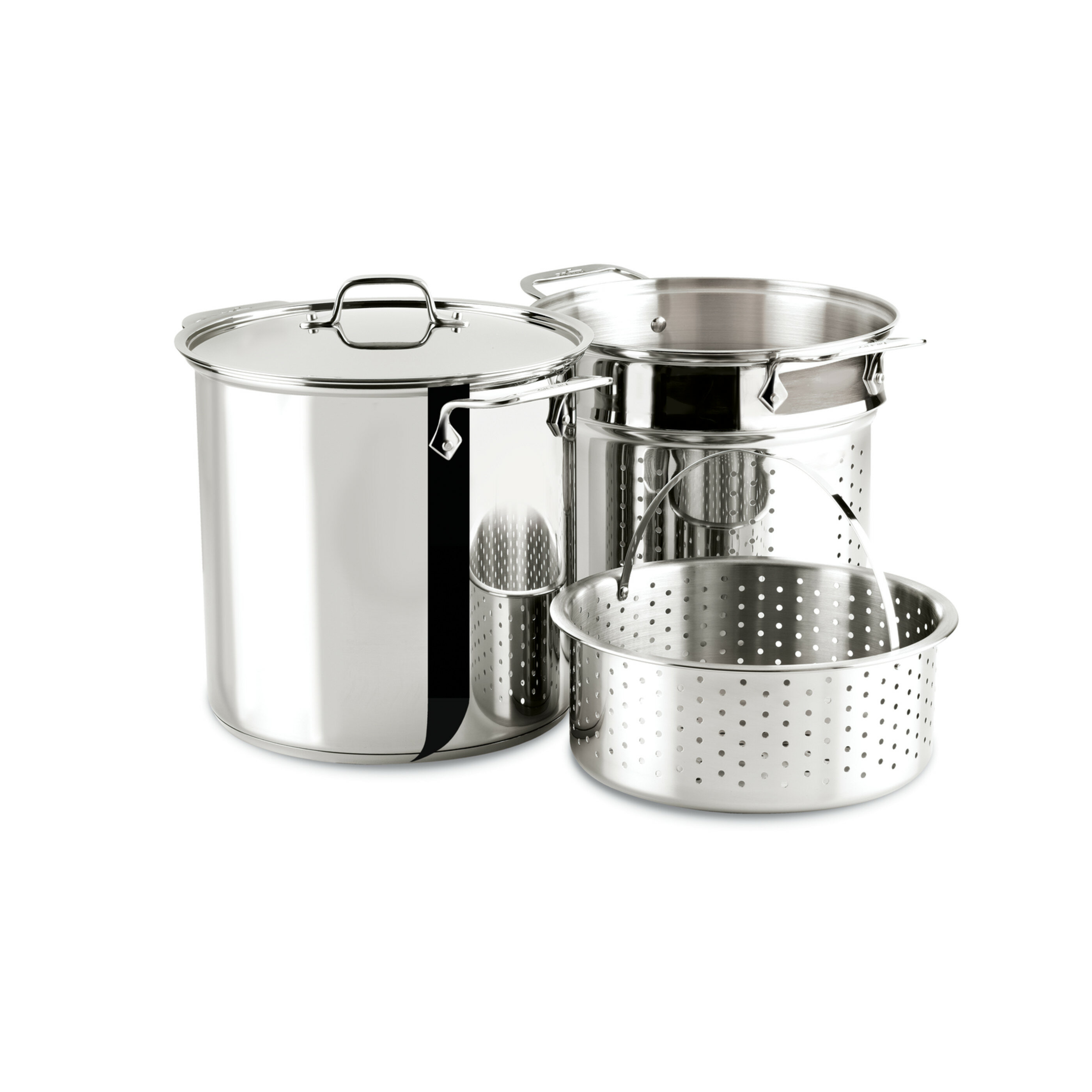 All-Clad D5 Brushed Stainless Steel 10 Piece Cookware Set with Free 4 Piece Lasagna Set