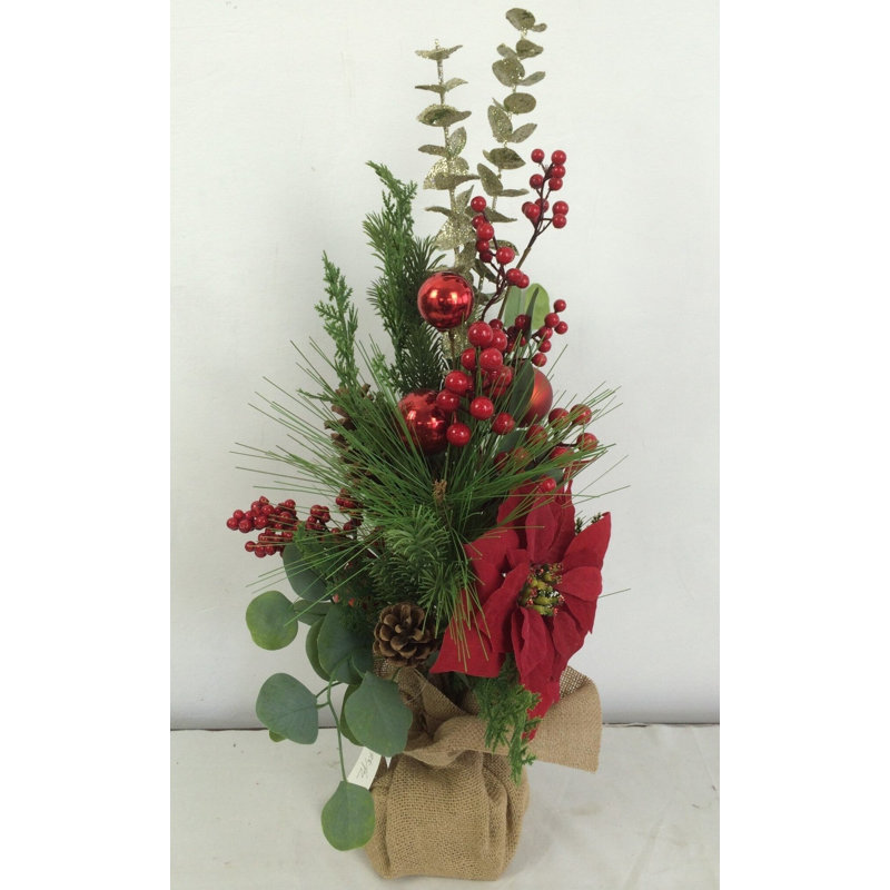 Plante artificielle à fleurs 28 "en pot