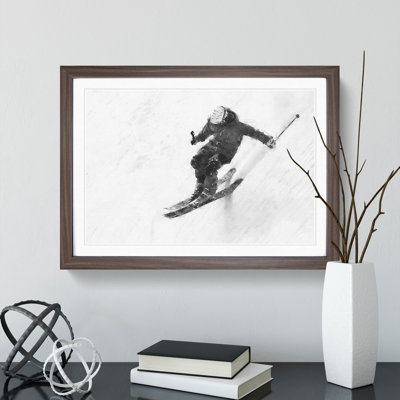 Skiing Vol.2 - Picture Frame Graphic Art