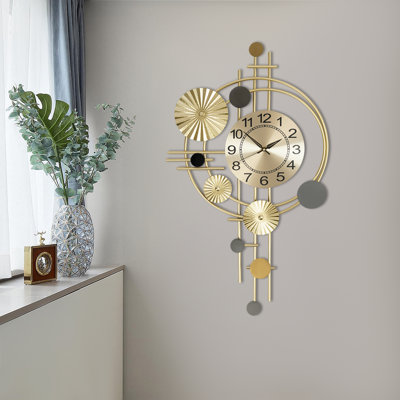 30.7X17.2" Silent Wall Clock