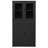 Filing Cabinet Storage Cabinet for Office Steel and Tempered Glass-876000269