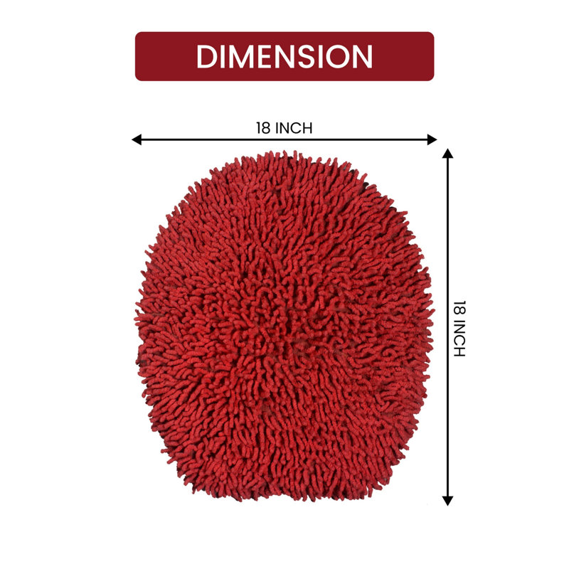 Frieslander Toilet Lid Cover, Red