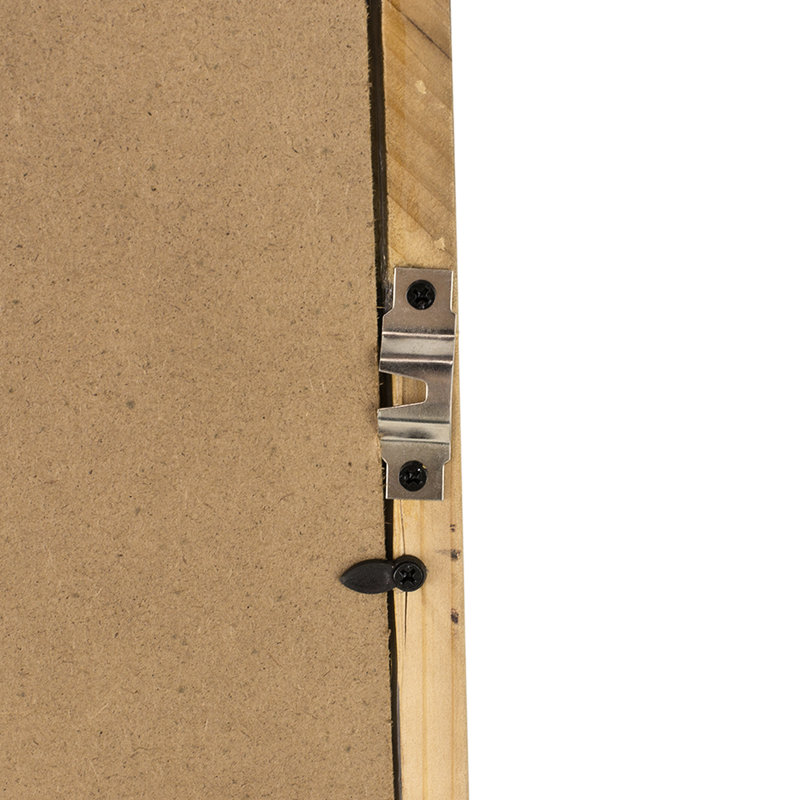 Miroir 24 po x 36 po en bois avec une touche de style moderne - Décorez votre maison
