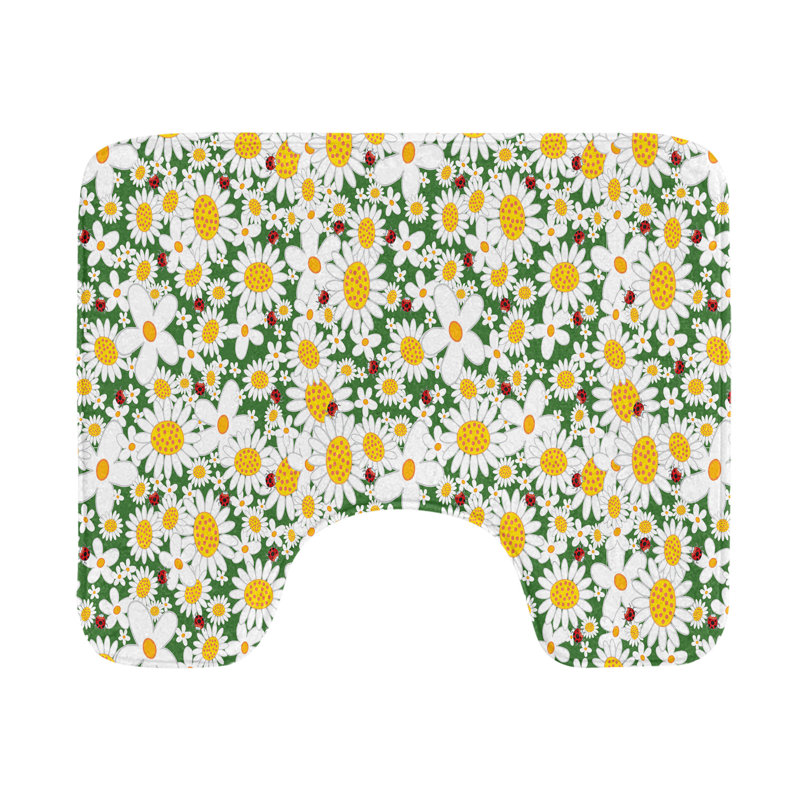  Multicolore tapis de salle de bain floral U