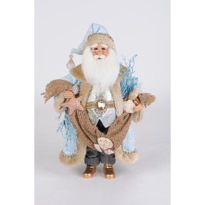Coastal Shell Swag Santa