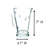 Napoleon Bee 34oz. Glass Pitcher