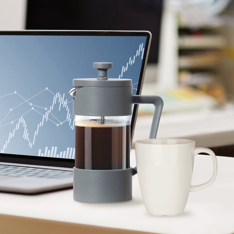 3 tasses à café à presses françaises Borosilicate (350 ml, 12 oz)