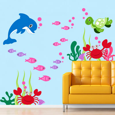 Nautical & Beach Non-Wall Damaging Wall Decal