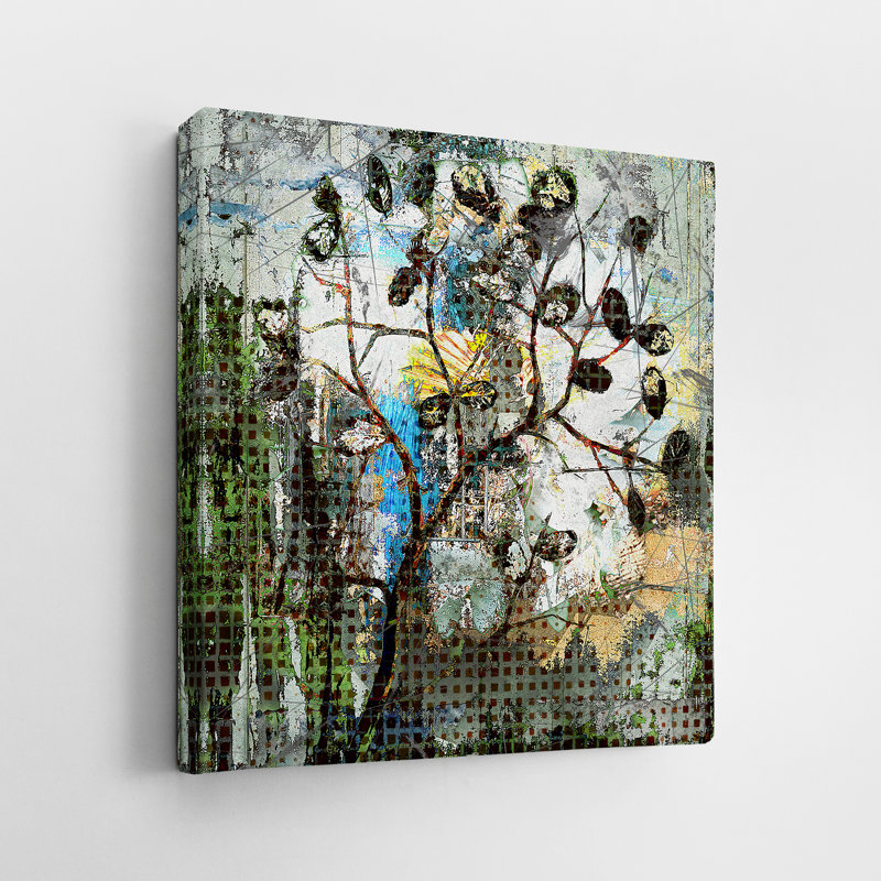 Autumn Leaves VI - Wrapped Canvas Painting, 16" H x 16" W x 0.75" D