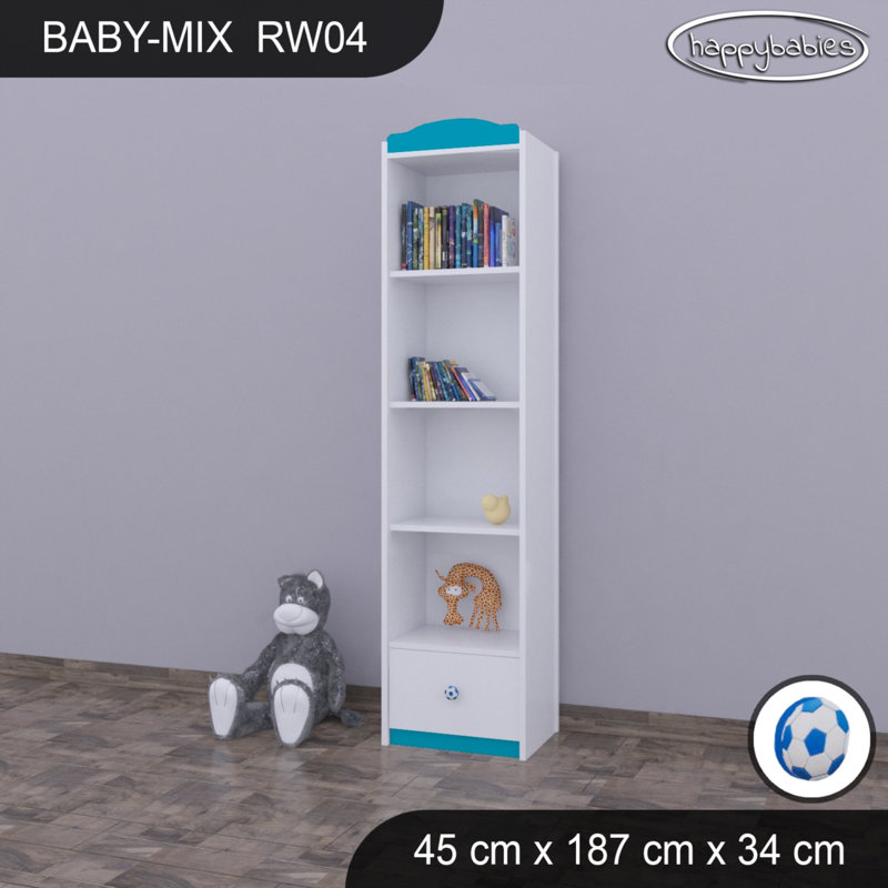 Baby Mix 187cm H Kids Cube, Blue, 187cm H x 45cm W x 34cm D