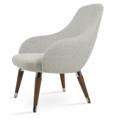 Fauteuil Gazel en bois de laine