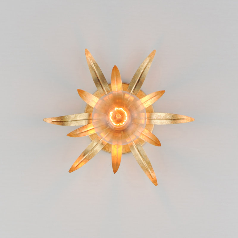 Paloma-Wall Sconce, Gold Leaf