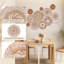 Boho, ensemble de 11 paniers muraux décoratifs - panier de jonc suspendu tissé à la main, paniers plats ronds fabriqués à la main, pour maison de campagne rustique? Home - Décoration murale unique en osier de rotin-1291818473