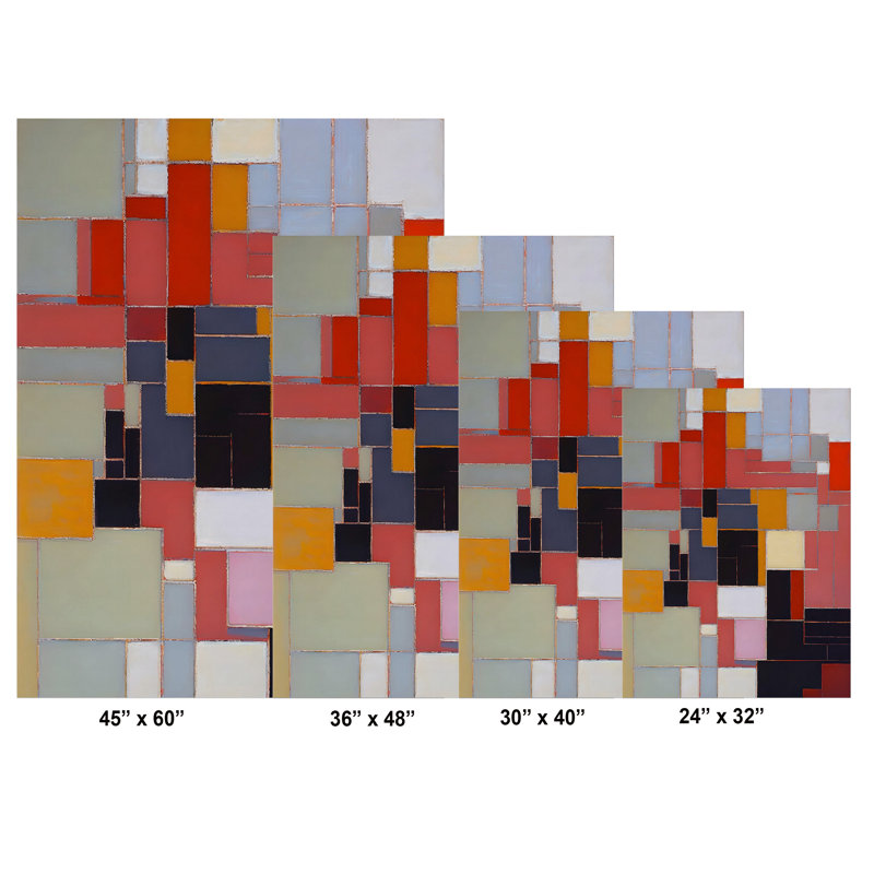 Polygones III, H 32 po x l 24 po