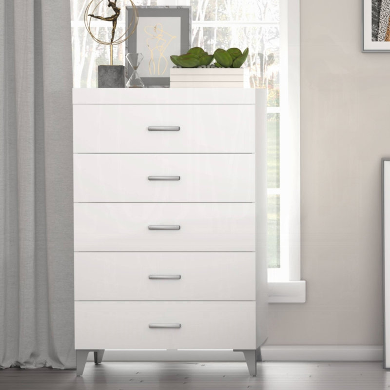 Commode pour la lingerie 5 tiroirs Vanbrunt