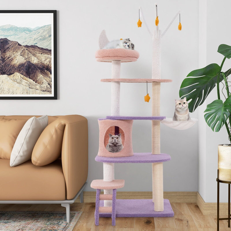 Maben 62.88 cm H Cat Tree / Condo