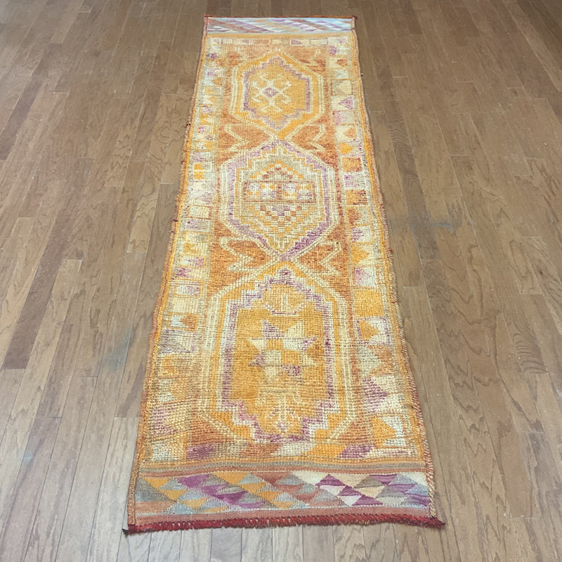 Bungalow Rose Handmade Turkish Oushak Wool Runner