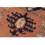 Tapis oriental rouille / beige en laine noué à la main 8 pi 9 po x 12 pi 2 po Grigori