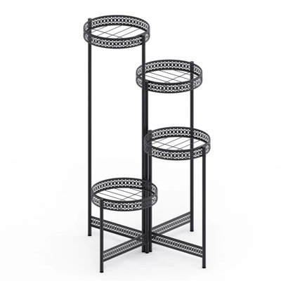 Sula Solid Wood Plant Stand 4 Tier