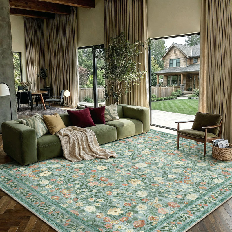 Tapis lavables Caden avec envers antidérapant, Rectangulaire 8 pi x 10 pi