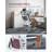 VASAGLE Office Chair, High Back Desk Chair, Mesh Computer Chair, Lumbar Support, Ergonomic Design, Foldable Armrests, Adjustable Headrest, Tilt Function, For Home Office, Dove Grey