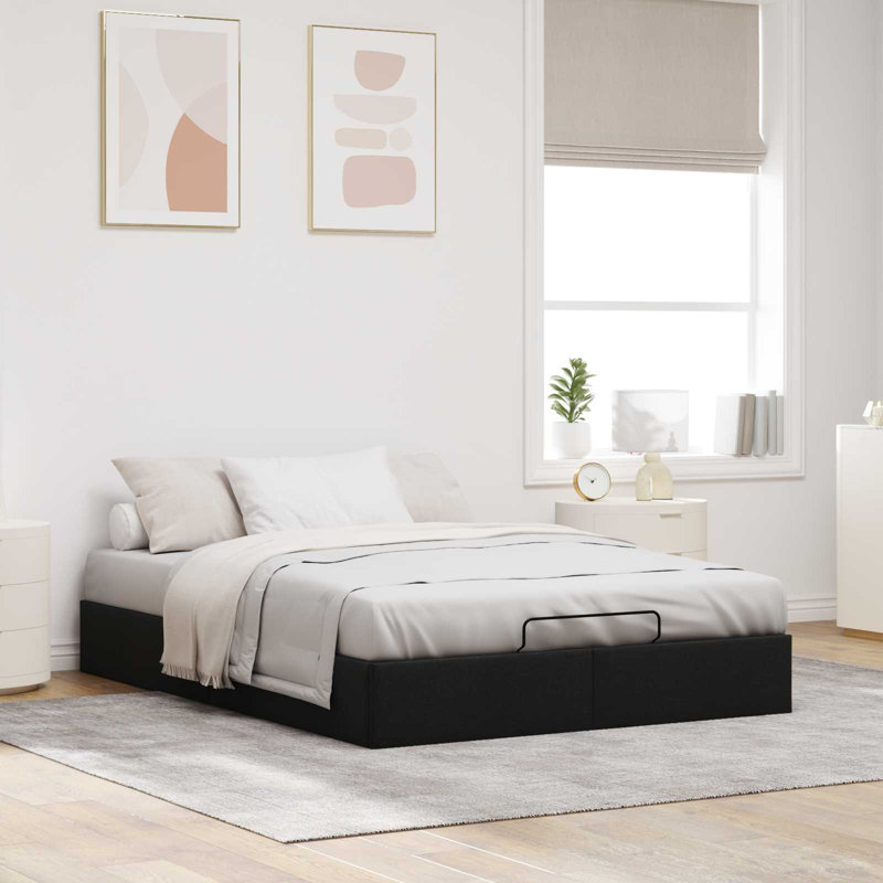 Kingsize (5') Ottoman Bed, Black