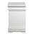 2 Bedroom Nightstand In Clean White - Solid Pine, Magnetic Handles With Storage Optimization-18078103
