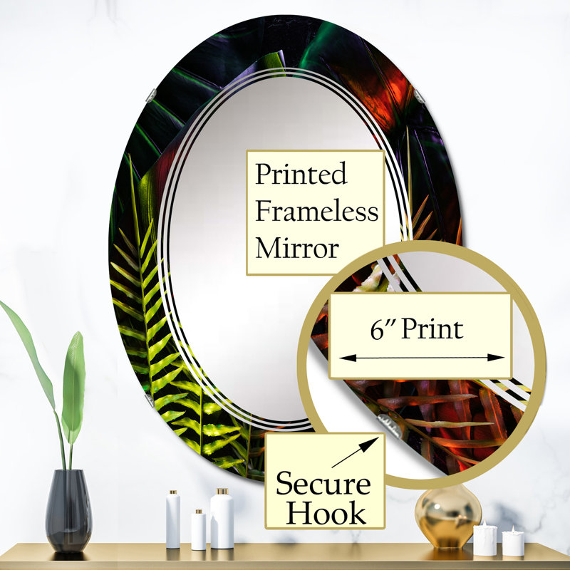 Miroir de salle de bain sans cadre, 36 po x 24 po