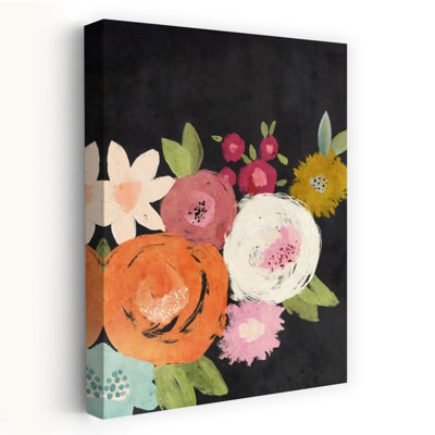 Art floral abstrait jardin contemporain