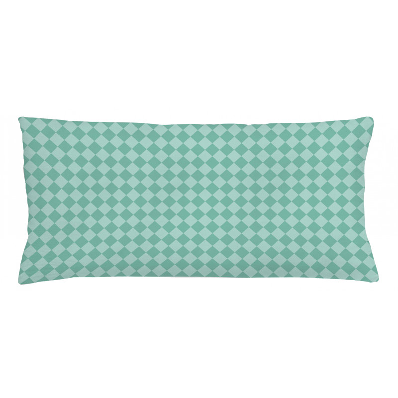 Housse de coussin lombaire géométrique intérieur/extérieur, 16 po x 36 po