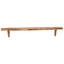 Kerrick 2 Piece Acacia Solid Wood Bracket Shelf with Adjustable Shelves