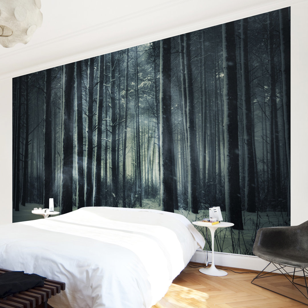 Sorensen Mystical Winter Forest 2.25m x 336cm Wallpaper Roll