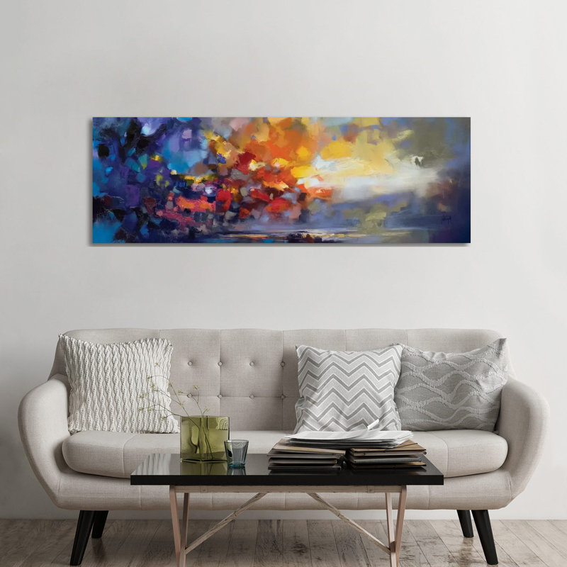 Molecular Light by Scott Naismith - Wrapped Canvas Panoramic Painting, 182.88 cm H x 60.96 cm W