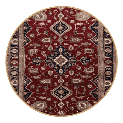 Machine Washable Persian Brown Area Rug