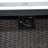 Deko Living 35 Inch Square Outdoor Propane Gas Fire Pit Table 50,000 BTU Heater with Lava Rock Filler