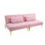 Tissu convertible futon avec pieds en métal-1095289649
