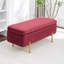 Banc de rangement rembourré en velours Miajah-216298511