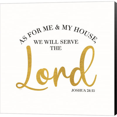 " Religious Art IV-Serve The Lord " by Tara Reed