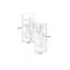 Black + White Rectangle Sandstone Wall art