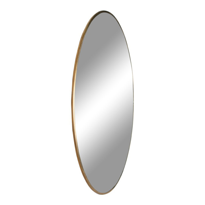 Laetitia Flat Mirror, 100cm H x 100cm W, Brass