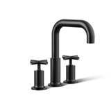 Purist Deck-Mount Bath Faucet Trim for High-Flow Valve with Cross Handles