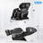 Faux Leather Heated Massage Chair-61130336