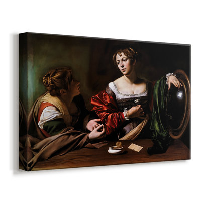 Martha and Mary Magdalene-Caravaggio-Gallery Wrapped Canvas-c. 1598